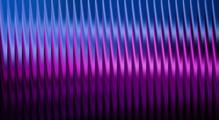 Abstract flowing lines in vibrant blue and purple tones, create an optical illusion. These color streaks evoke a sense of movement and depth