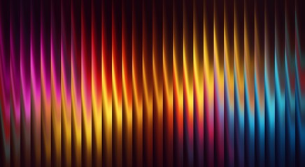 Abstract, colorful, and vibrant background with vertical lines that create a dynamic and visually stunning effect. The gradient color palette features hues of red, orange, yellow, pink, and blue.