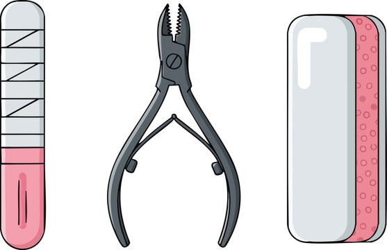 Nail Care Tools A set of essential implements for grooming and maintaining healthy nails
