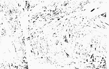 Abstract grunge vector design featuring textured patterns with chaotic lines and scattered brush strokes in black and white tones