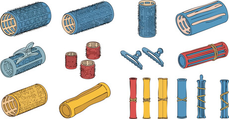 Vintage Hair Styling Tools A Collection of Curlers