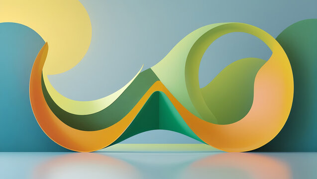 Abstract Infinity Loop Representing Medical Education and Lifelong Learning. Ideal for use in presentations, academic journals, healthcare marketing, or technology-focused educational materials.