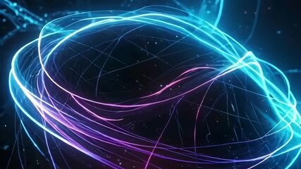 abstract blue line background