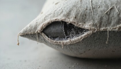 Textile Imperfection Close-Up