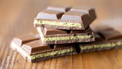 Close-Up of Crushed Dubai Chocolates