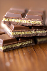 Close-Up of Crushed Dubai Chocolates
