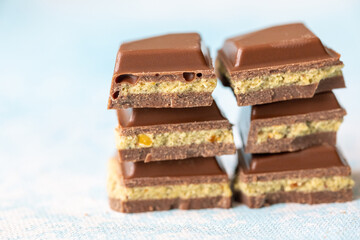 Close-Up of Crushed Dubai Chocolates