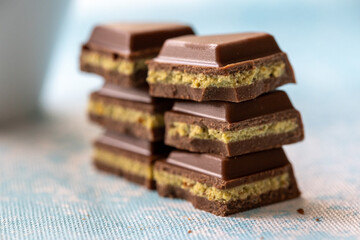 Close-Up of Crushed Dubai Chocolates