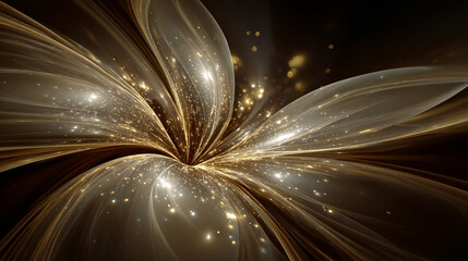 Abstract shiny background with glowing highlights and smooth reflective surfaces creating a vibrant modern aesthetic symbolizing energy light digital creativity and futuristic visual appeal