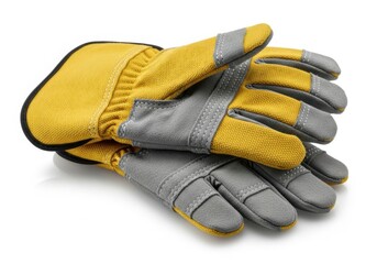 Work gloves isolated on white background isolated on transparent background