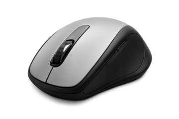 Wireless computer mouse featuring ergonomic design for comfortable navigation, digital productivity, and office technology on transparent background