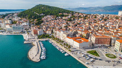Fototapeta premium Historic Split Coastal View