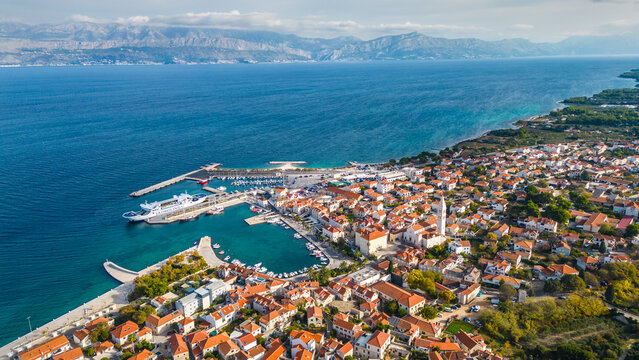 Supetar Brac Coastline