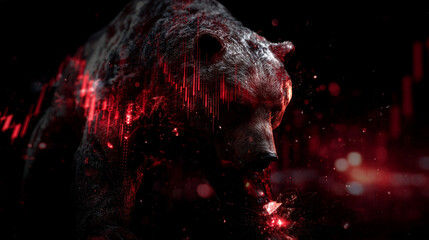 Digital Bear Market - Economic Crisis - Red Alert