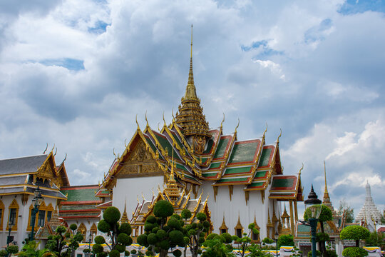 Bangkok, Thailand 15 October 2025: Grand Palace, Phra Borom Maha Ratcha Wang Beautiful architecture of complex of buildings in Bangkok, Thailand 