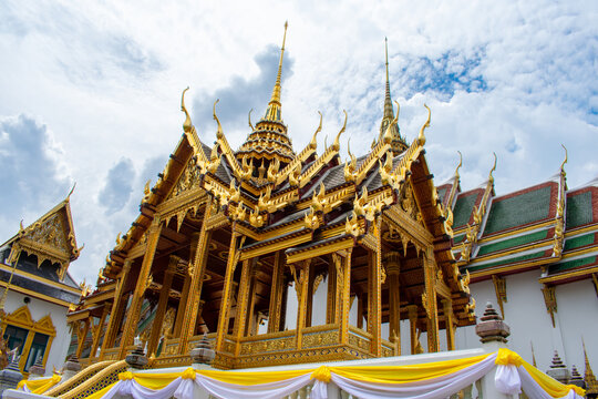 Bangkok, Thailand 15 October 2025: Grand Palace, Phra Borom Maha Ratcha Wang Beautiful architecture of complex of buildings in Bangkok, Thailand 