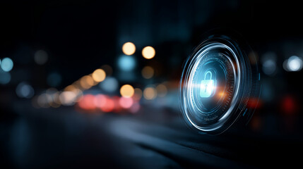 Advanced risk assessment tools for business growth defocused digital security background threat prevention visualization data protection expertise modern age safety systems