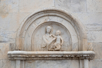 Obraz premium Facade of Facciatone - Siena, Italy