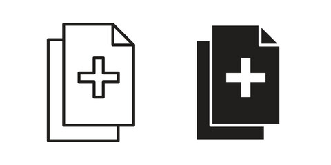 Duplicate icon pictogram in trendy outline style. icon, sign or symbol.