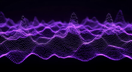 Digital Abstract: A captivating digital display of luminous, undulating waveforms in vibrant hues, suggesting a universe of energy, communication, and technological progress. 