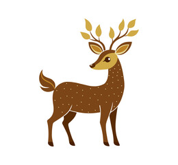 deer cartoon vector