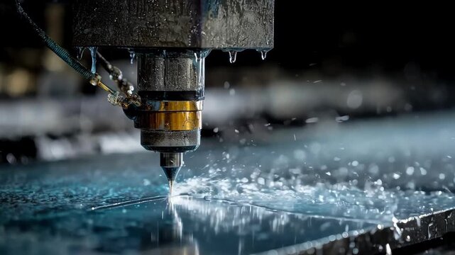 Medium shot capturing the electrochemical anodizing process on titanium alloys focusing on the formation of a protective and wearresistant hardcoat surface.