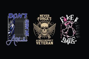 streetwear t shirt design bundle