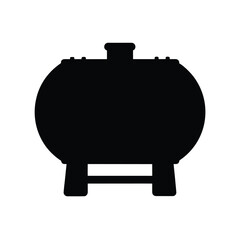 Horizontal Water Storage Tank Container for Liquid Fuel and Industrial Chemical