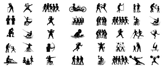 Silhouette of a single black crow in flight bird flying