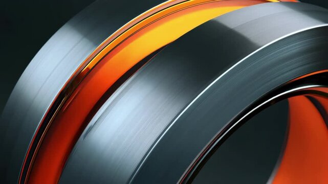 Detailed view of layered wearresistant coatings on mechanical parts designed for extreme industrial environments and prolonged service life