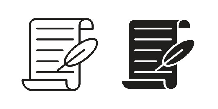 History icon in filled, thin line, stroke style for website and apps