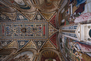 Obraz premium Piccolomini Library - Siena, Italy