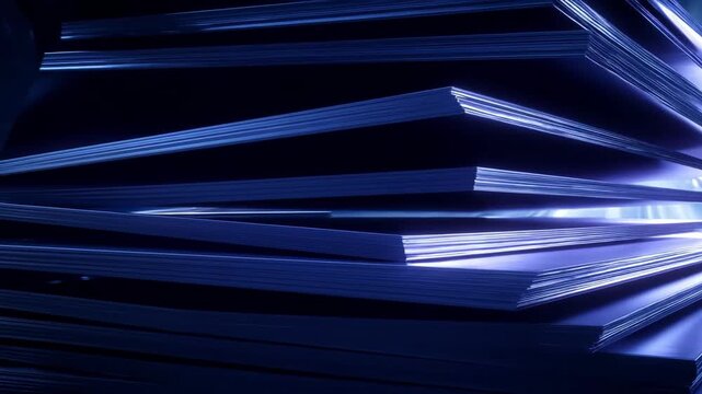 Laserguided system scanning aluminum sheets to detect surface defects highlighting cuttingedge technology in material inspection processes.