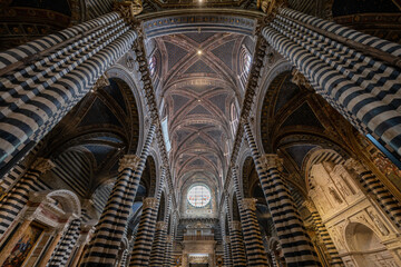 Obraz premium Interior of Siena Cathedral - Siena, Italy