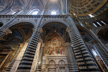 Obraz premium Siena Cathedral Interior - Siena, Italy