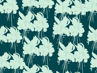 seamless pattern with flowers