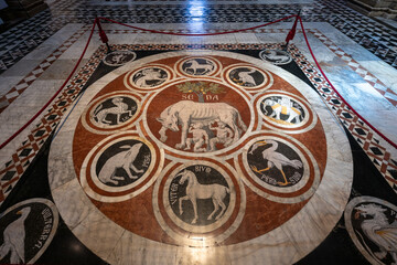 Mosaic Floor - Siena Cathedral, Italy