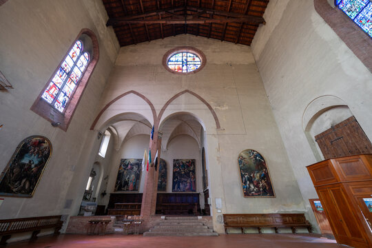 Basilica Cateriniana San Domenico Interior - Siena, Italy