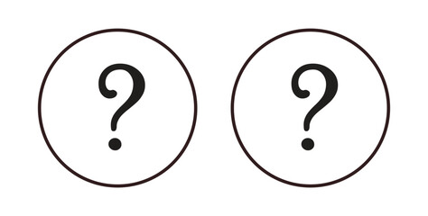 Help icon symbol. Vector EPS 10. line and glyph icon