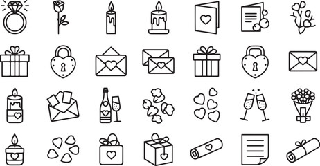 Diamond ring icon sparkling on finger representing symbol of engagement present