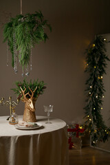 christmas table setting