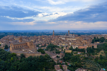 Obraz premium Aerial View of Siena - Italy