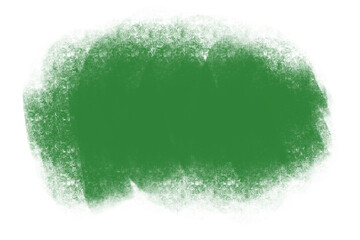 Bright Green Textured Chalk Paint Swatch with Rough Grainy Stippled Edges