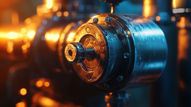 Blurred industrial metal surface with motion streaks creating a gritty abstract background that conveys strength speed manufacturing energy and modern mechanical atmosphere
