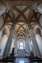 Fototapeta premium Pienza Cathedral Interior - Pienza, Italy