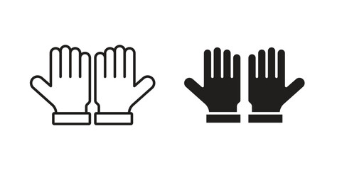 Gloves icon for web and app. vector illustration eps