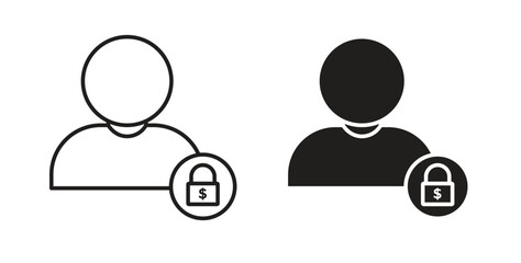 Guarantor icon for web and app. vector illustration eps