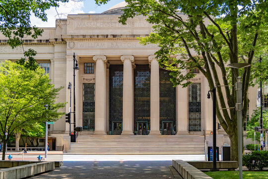 Cambridge, MA, USA - September 15, 2025: Entrance to the Massachusetts Institute of Technology known as MIT.