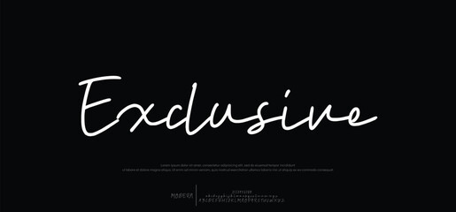 Best Alphabet Madison Street Calligraphy Signature Font lettering handwritten