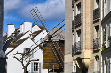 Moulin de la Galette, a windmill in Montmartre, Paris
